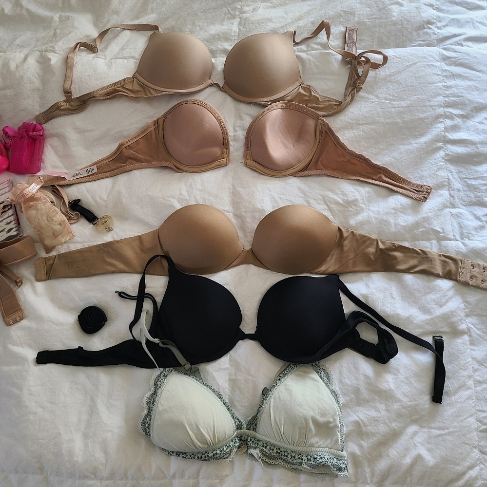 Women's Intimates Collection - Black, Tan, Cream Bras